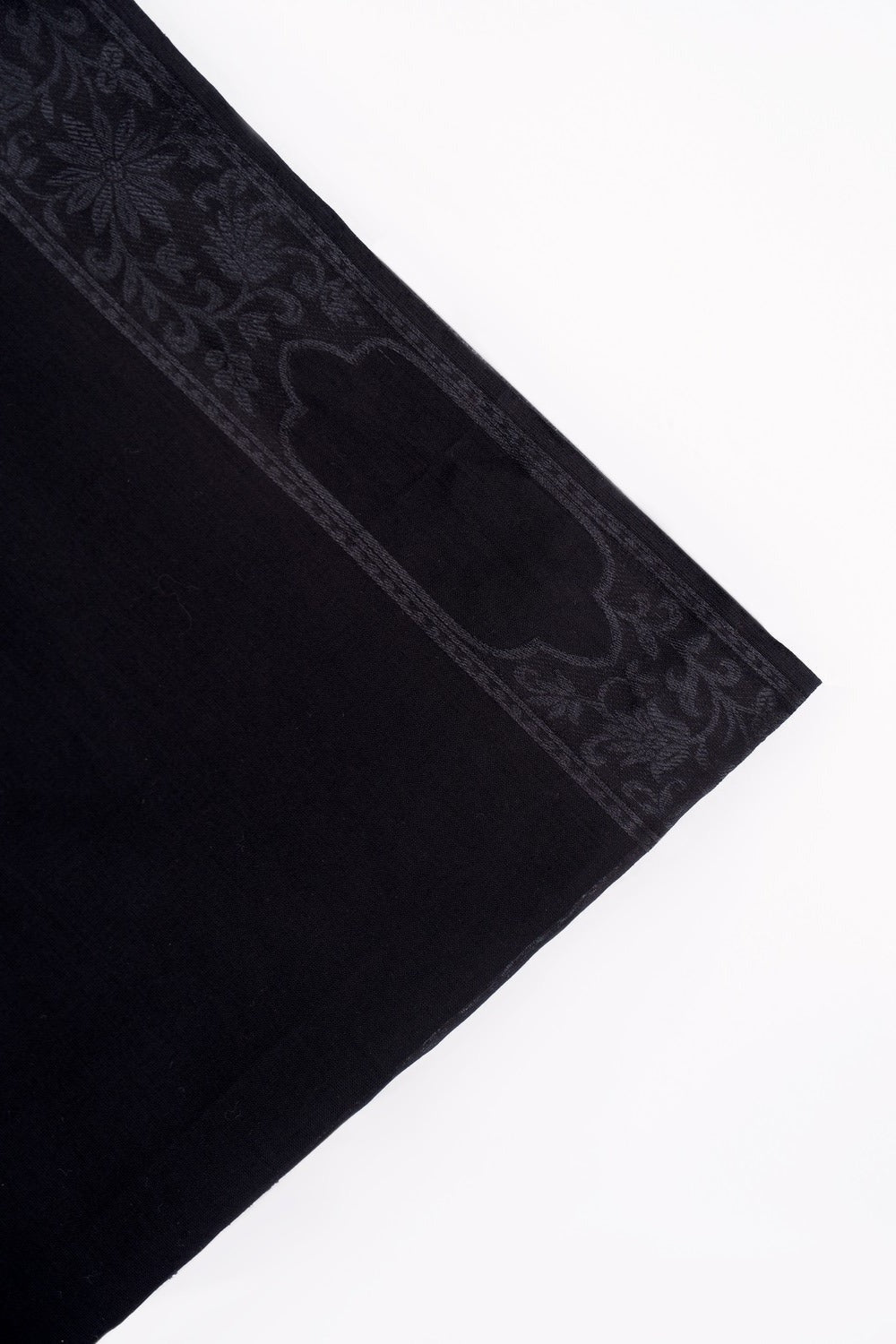 Black Lawn Kaani Styled Border For Women