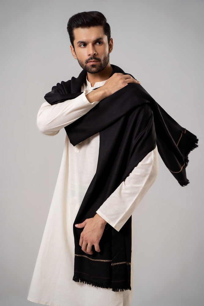 white shawl for men