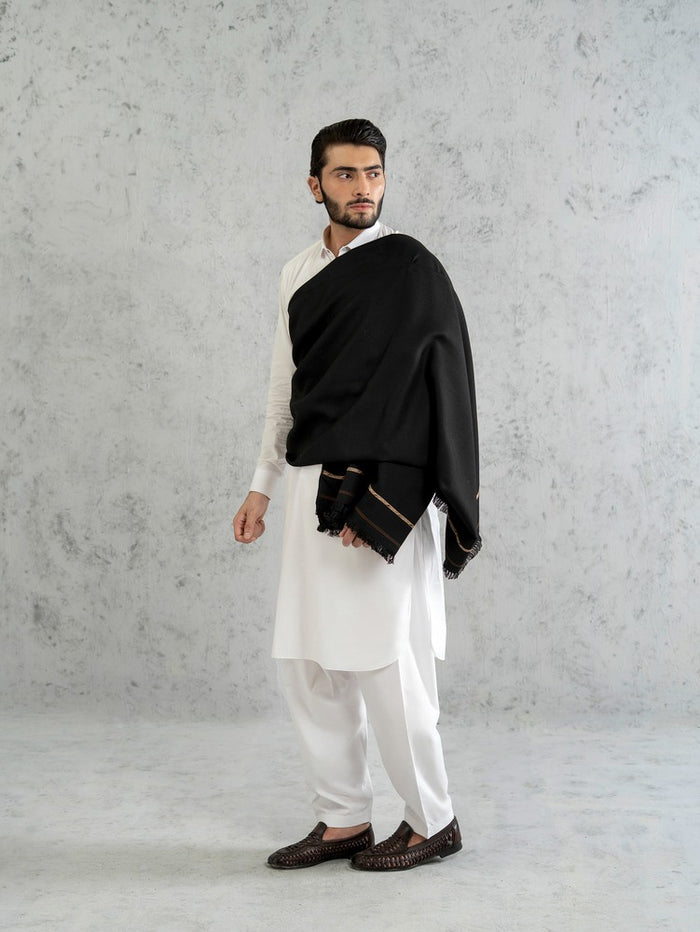 Kalahari Black Shawl