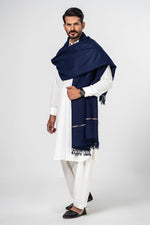 Andaz Shawl Dark Blue For Men 