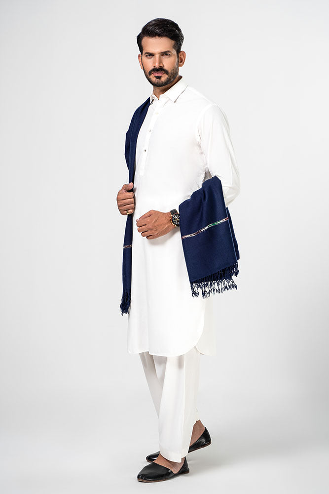 Andaz Shawl Dark Blue For Men 