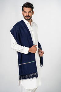 Andaz Shawl Dark Blue For Men 