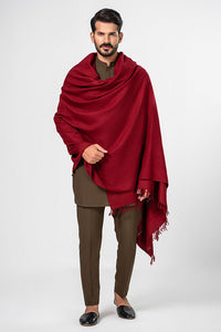 Andaz Shawl Red For Men