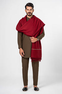 Andaz Shawl Red For Men