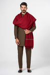 Andaz Shawl Red For Men