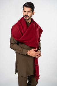 Andaz Shawl Red For Men