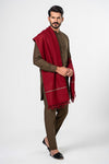 Andaz Shawl Red For Men