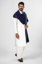 Navy Bhimber Shawl For Men