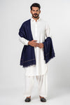 Navy Bhimber Shawl For Men