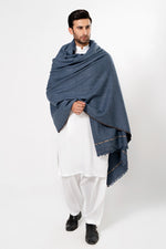 Brazen Blue Shawl For Men