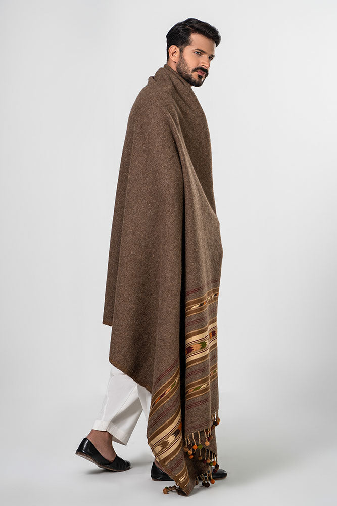 Nawab Bumbul Dark Shawl For Men