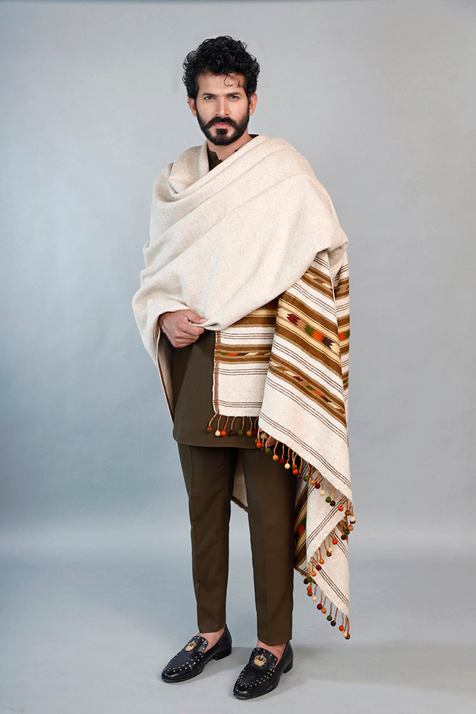 Nawab Bumbul Light Shawl For Men