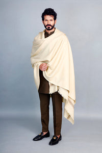 Check Dhussa Shawl For Men 