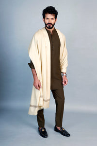 Check Dhussa Shawl For Men 