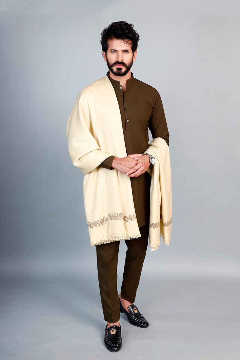 Check Dhussa Shawl For Men