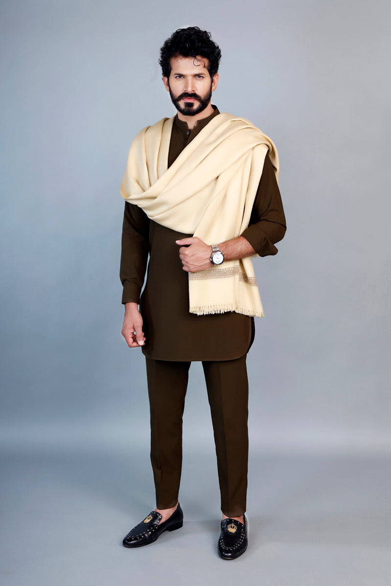 Check Dhussa Shawl For Men 