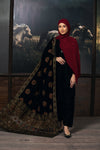 Elegant Zardozi Needlework Velvet For Women