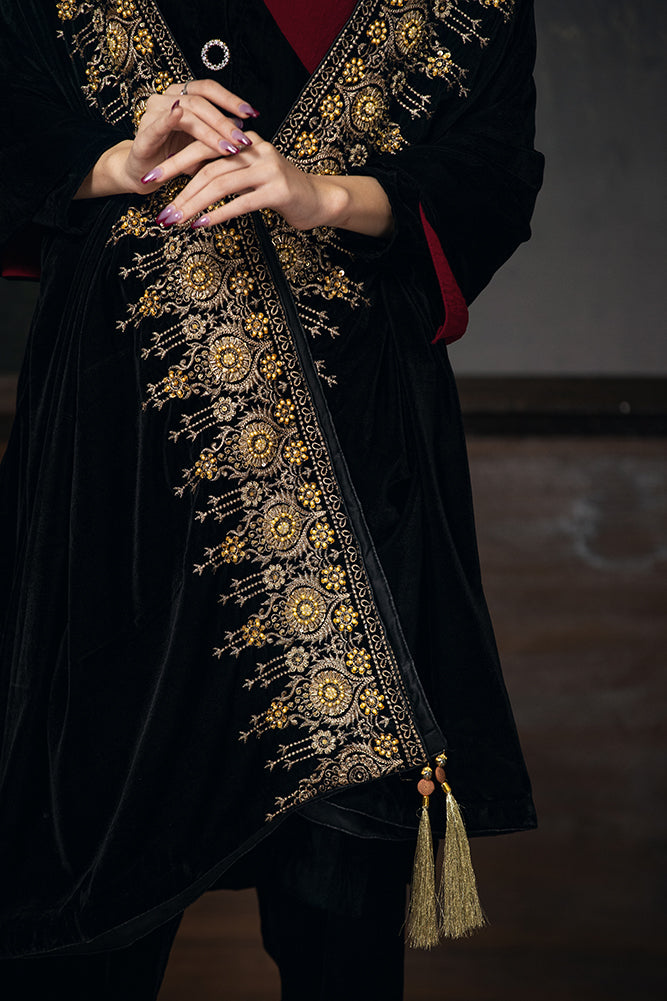 punjabi velvet shawl