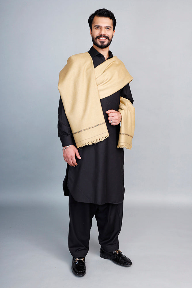 Jalalpuri Angora Shawl For Men