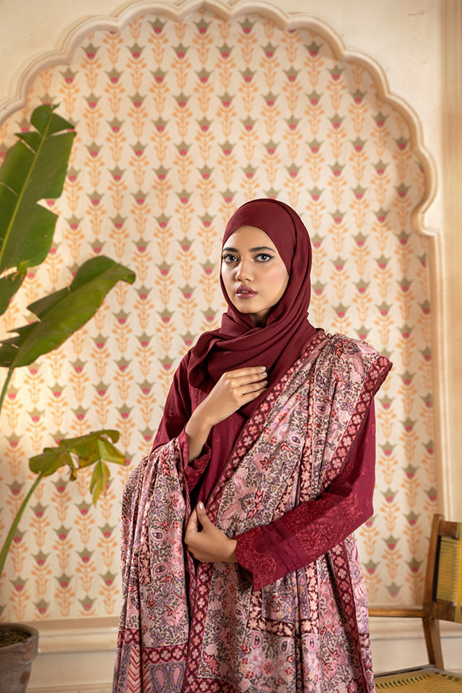 Kalamkari Luxury Shawl For Women -Latest Collection 2023 –