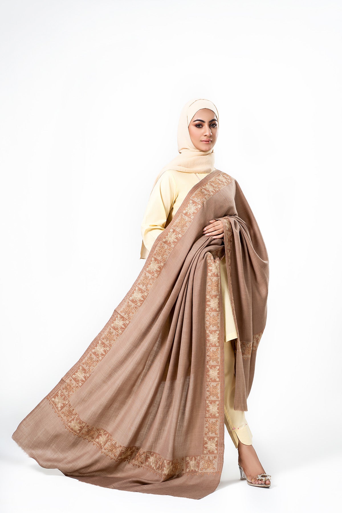 Kashmiri Zari Shawl For Women